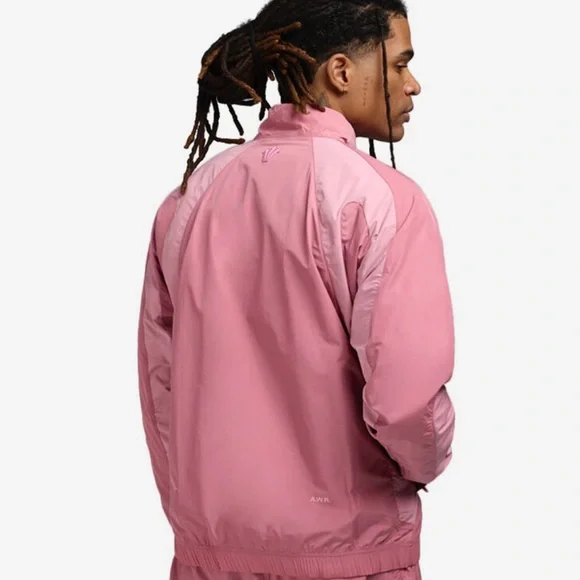 Nike X NOCTA Drake Northstar Nylon Track Jacket Mens L Desert Berry - Picture 4 of 6